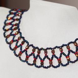 Necklace - Dentelle Arlene - Necklace - Laiton bronze